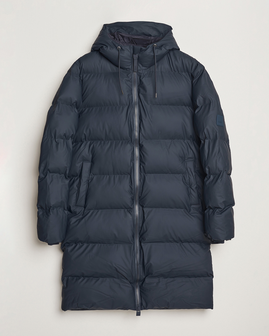 Homme | Manteaux Et Vestes | RAINS | Alta Long Puffer Parka Navy
