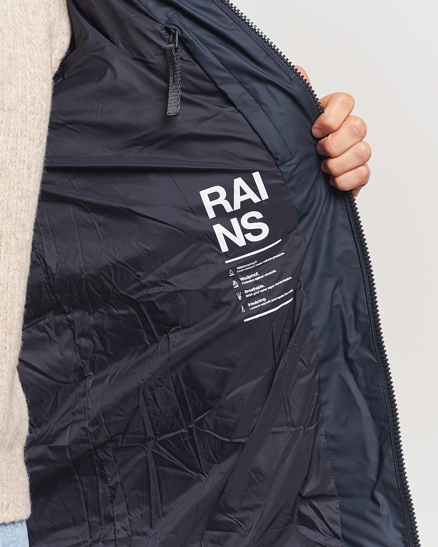 Homme | Manteaux Et Vestes | RAINS | Alta Long Puffer Parka Navy