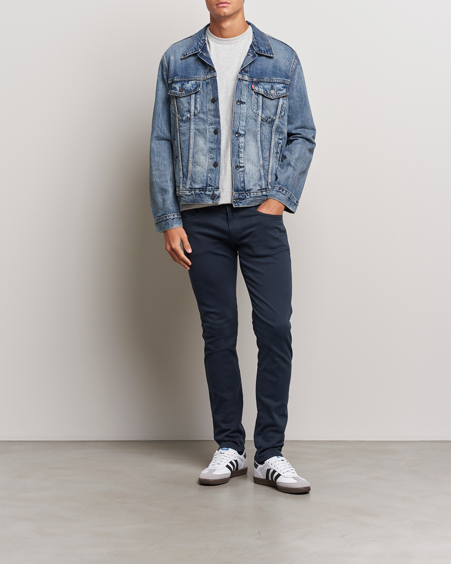 Heren | Broeken | Replay | Anbass Hyperflex X.Lite 5-Pocket Pants Navy