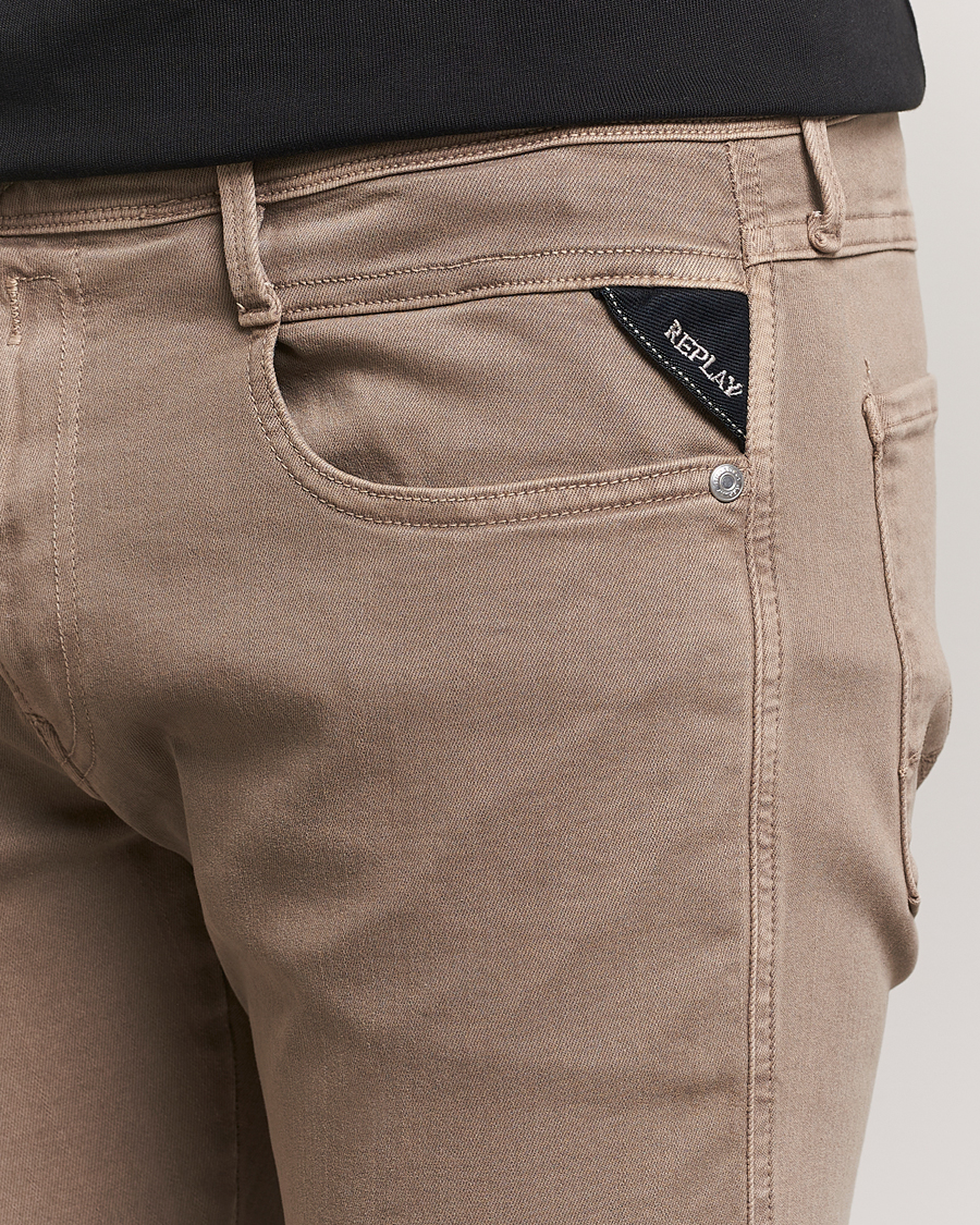 Homme | Pantalons | Replay | Anbass Hyperflex X.Lite 5-Pocket Pants Sand