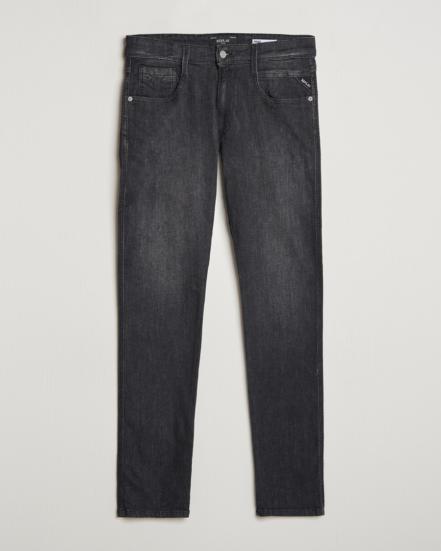 Homme | Jeans | Replay | Anbass Powerstretch Jeans Washed Black