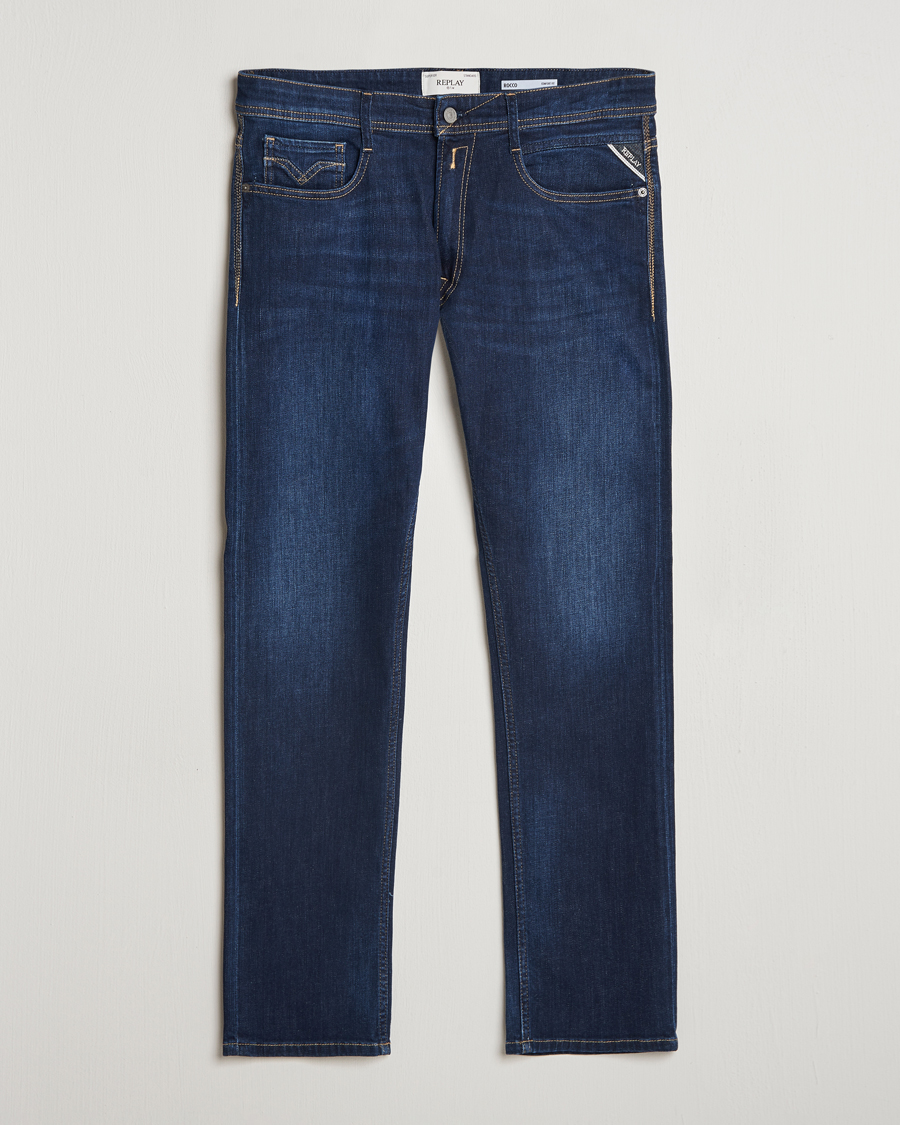 Homme | Jeans | Replay | Rocco Tapered Stretch Jeans Dark Blue