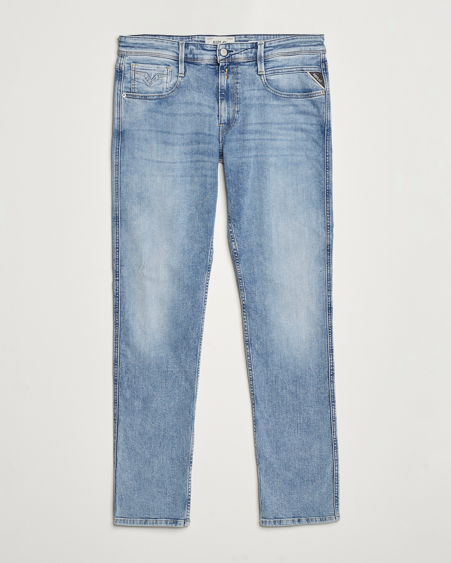 Heren | Jeans | Replay | Anbass Super Stretch Bio Jeans Light Blue