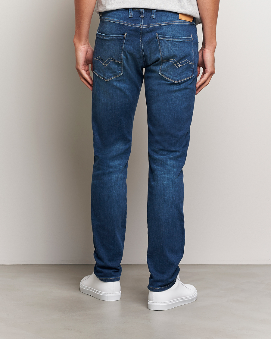 Heren | Jeans | Replay | Anbass Hyperflex Eco Plus Jeans Medium Blue