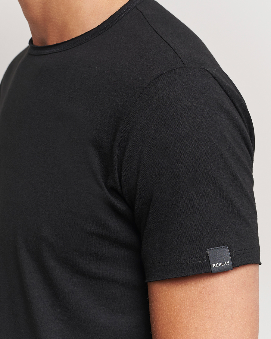 Homme | T-shirts | Replay | Crew Neck T-Shirt Black