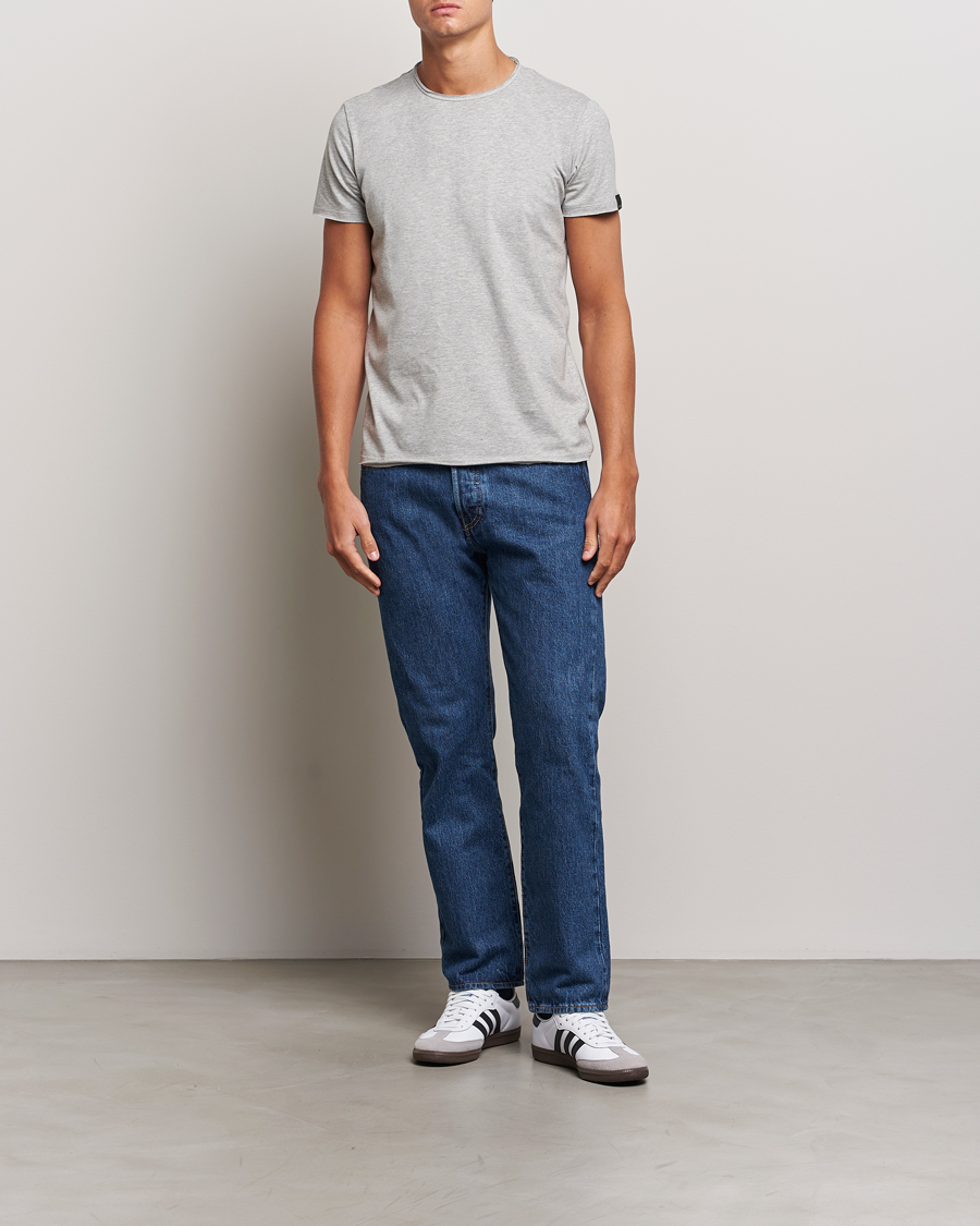 Homme | T-shirts | Replay | Crew Neck T-Shirt Light Grey Melange