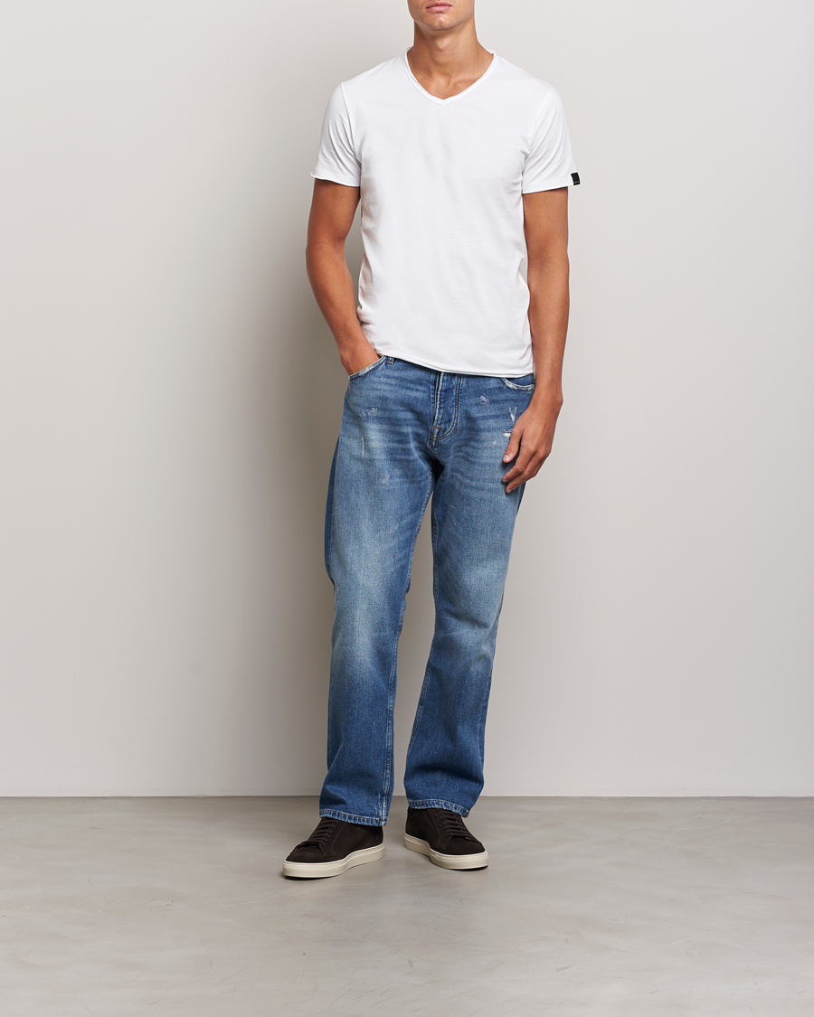 Homme | T-shirts | Replay | V-Neck T-Shirt White