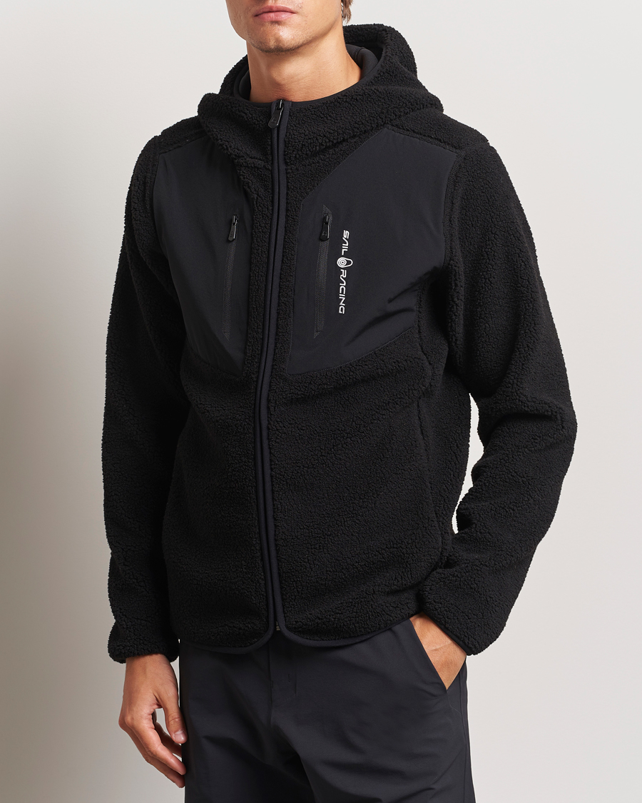 Heren | Truien | Sail Racing | Patrol Pile Full Zip Hoodie Carbon