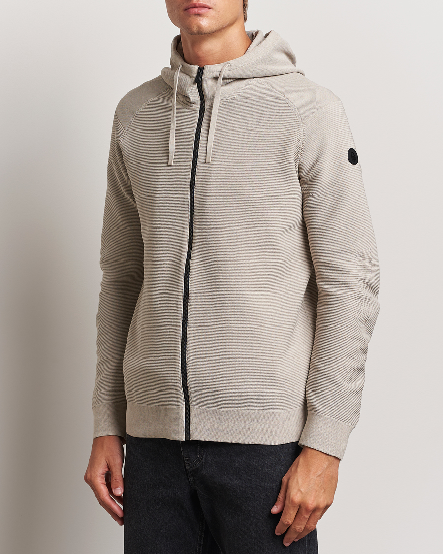 Heren | Truien | Sail Racing | Element Seamless Full Zip Hoodie Sand