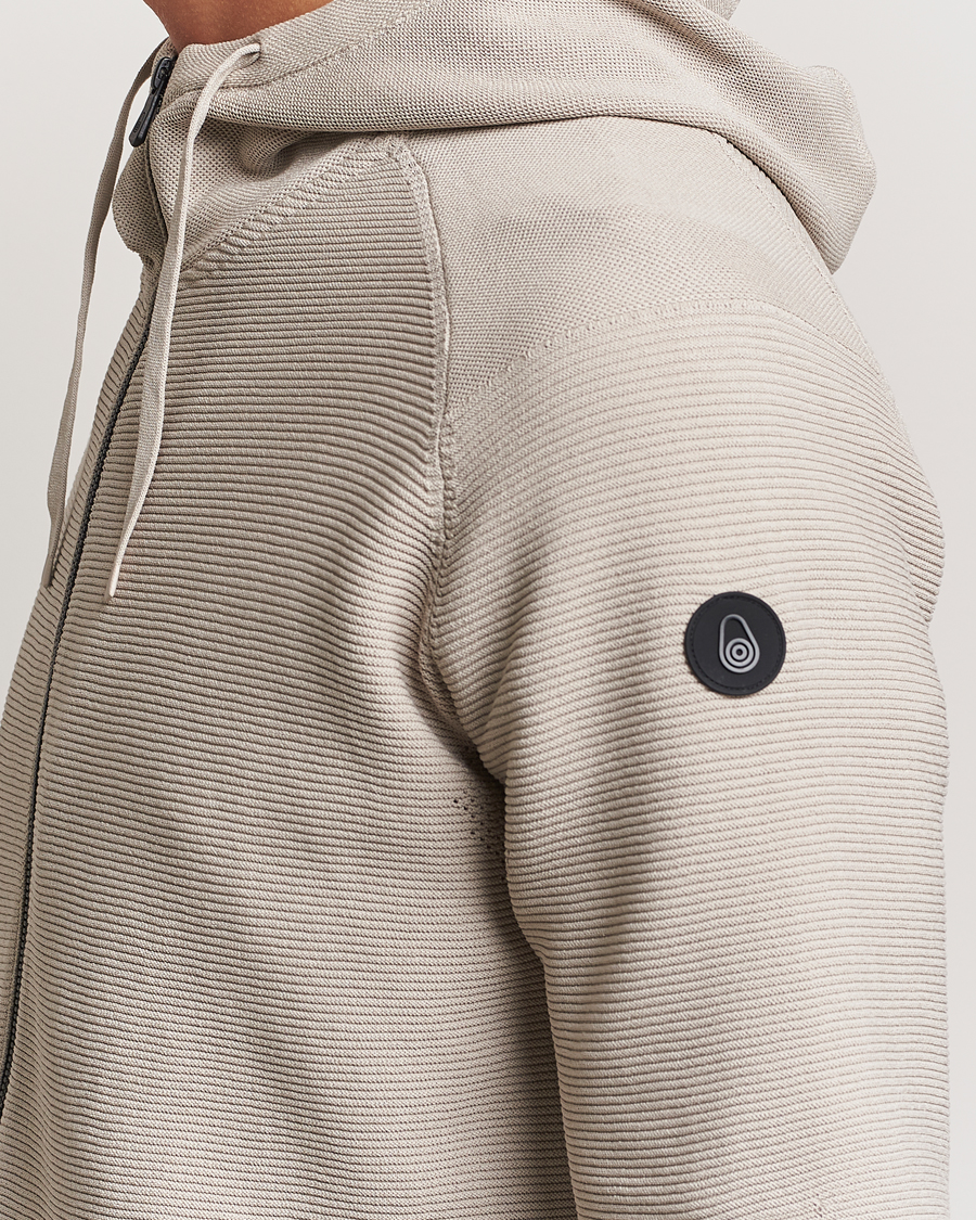 Heren | Truien | Sail Racing | Element Seamless Full Zip Hoodie Sand