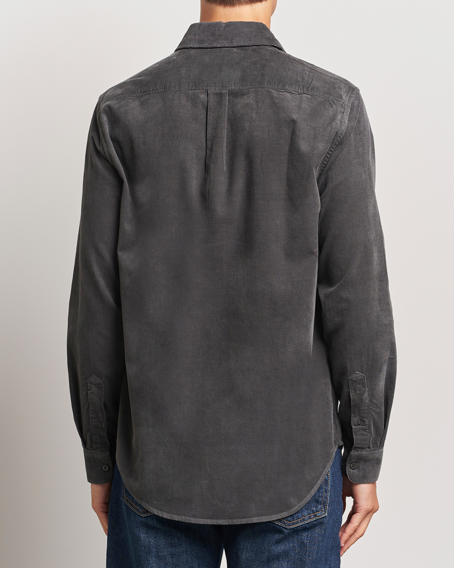 Heren | Overhemden | Samsøe Samsøe | Liam Baby Cord Shirt Volcanic Ash
