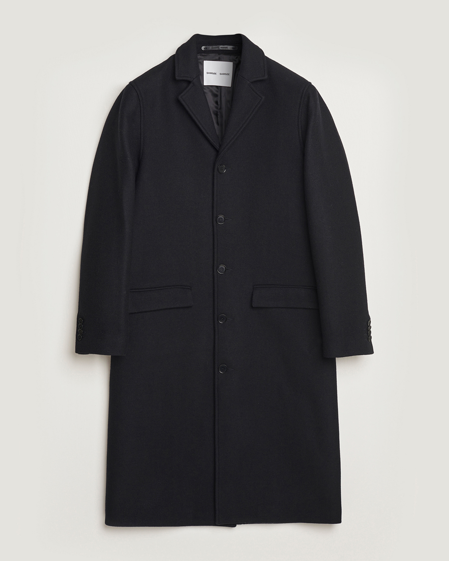 Heren | Jassen | Samsøe Samsøe | Tefsa Wool Coat Black
