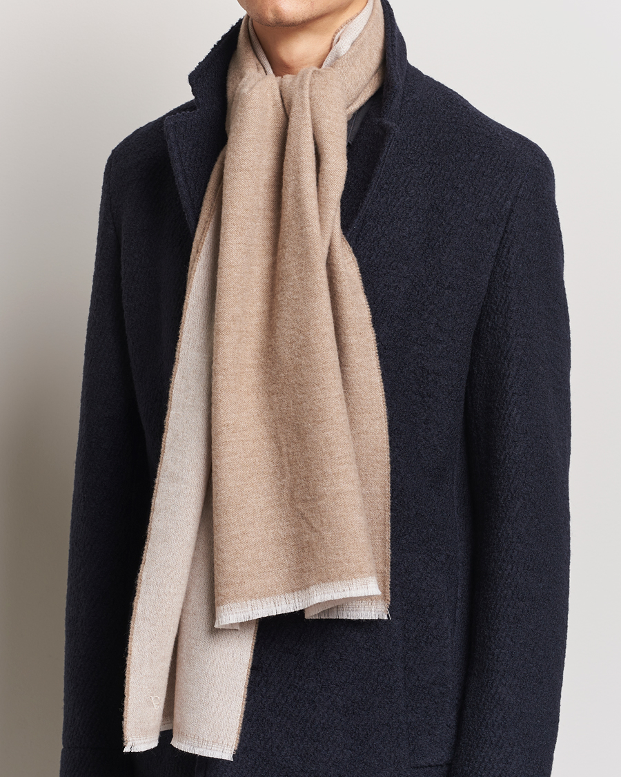 Heren | Stenströms Wool Scarf Beige | Stenströms | Wool Scarf Beige