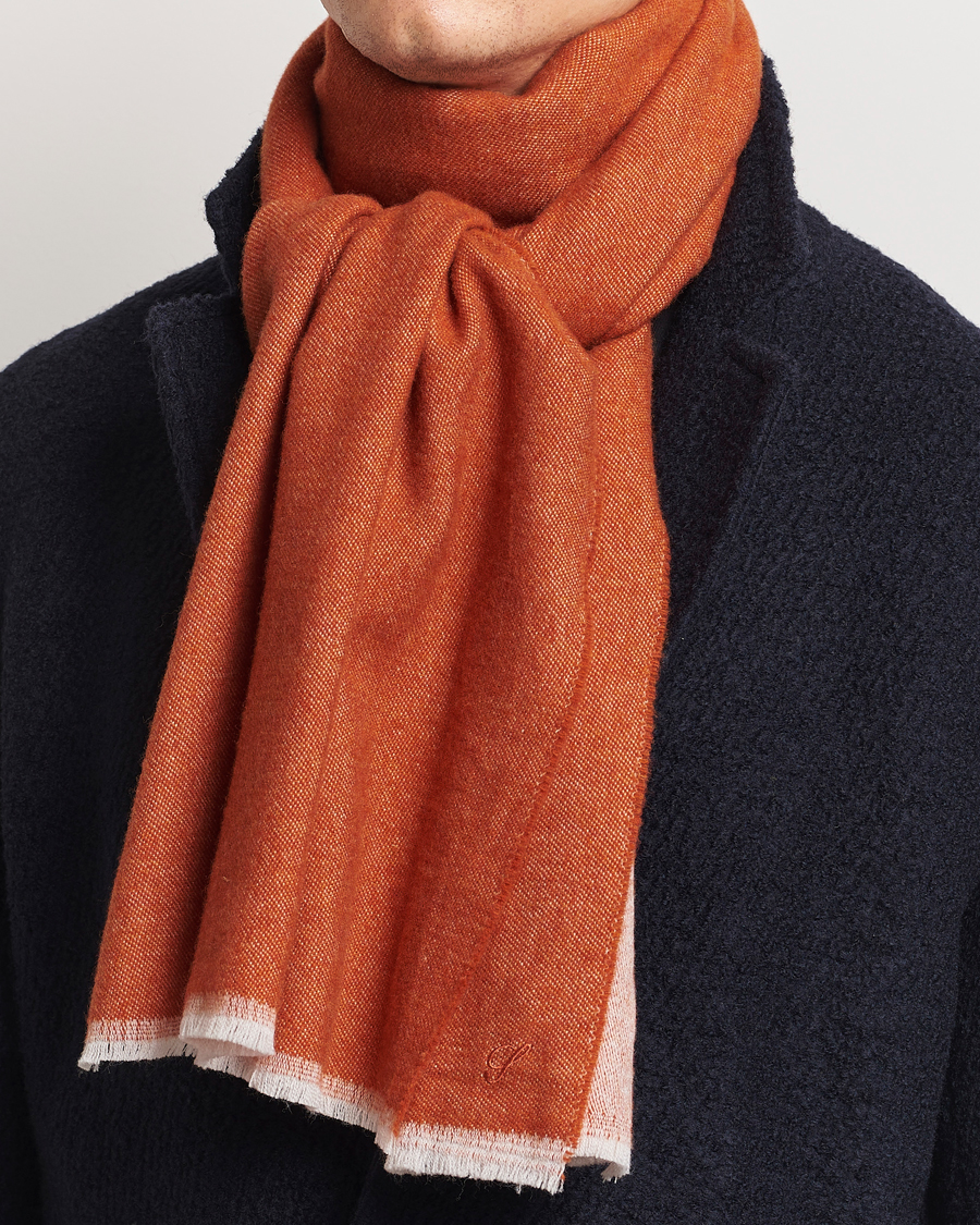 Heren | Stenströms Wool Scarf Orange | Stenströms | Wool Scarf Orange