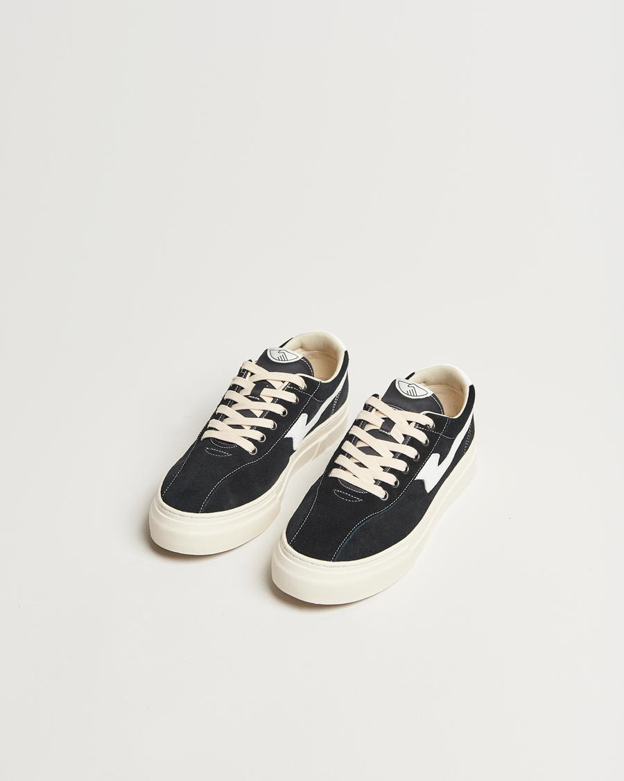 Homme | Baskets | Stepney Workers Club | Dellow S-Strike Cupsole Suede Sneaker Black/White