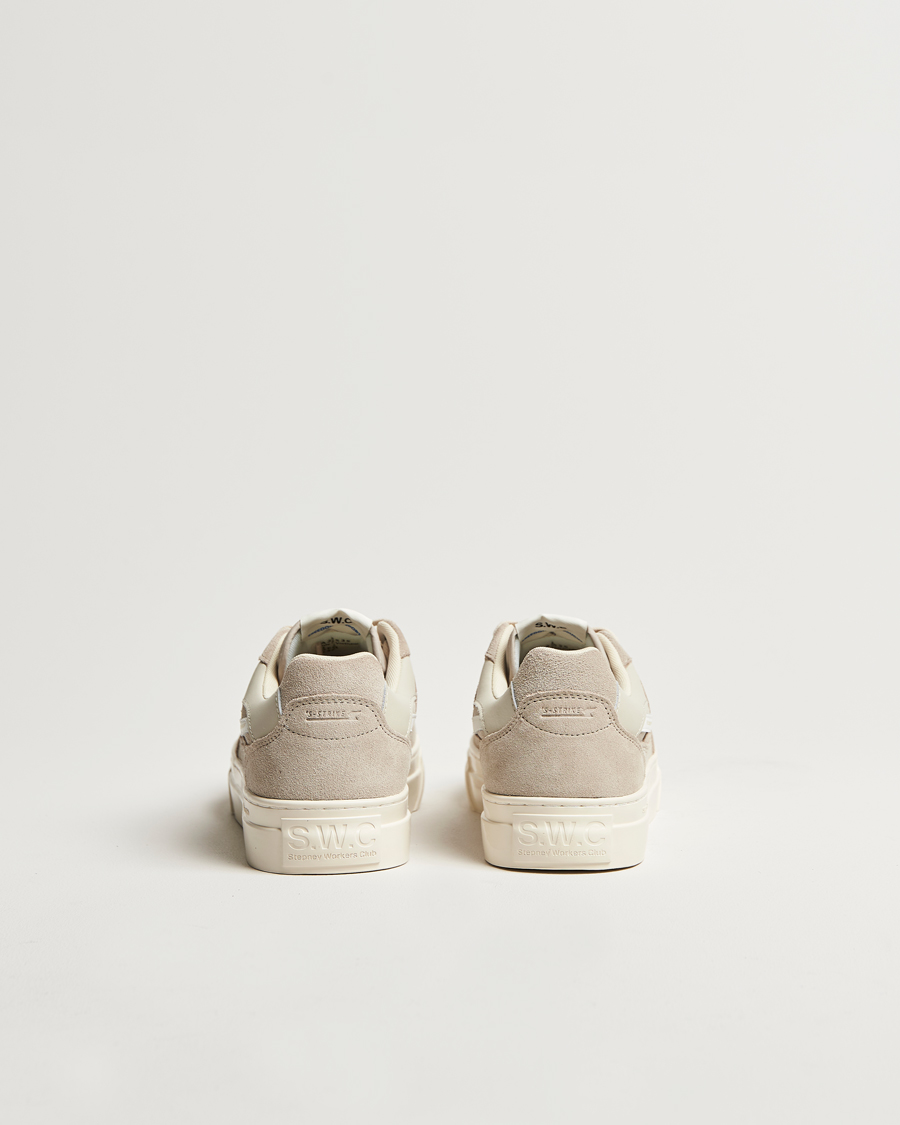 Homme | Stepney Workers Club Pearl S-Strike Suede Sneaker Lt Grey/White | Stepney Workers Club | Pearl S-Strike Suede Sneaker Lt Grey/White