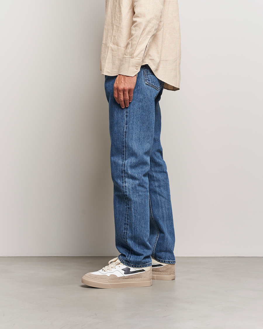 Heren | Stepney Workers Club Pearl S-Strike Leather/Suede Sneaker Winter White | Stepney Workers Club | Pearl S-Strike Leather/Suede Sneaker Winter White