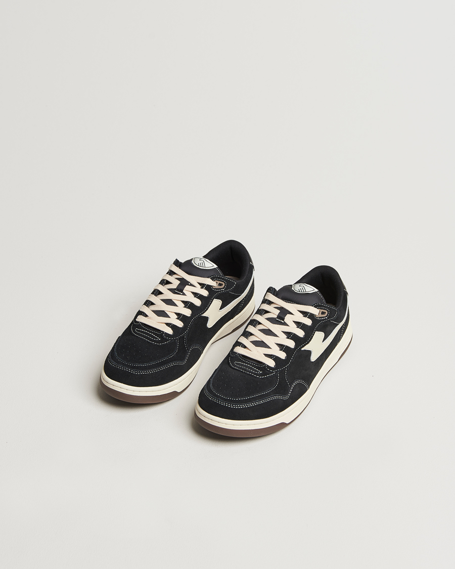 Homme | Stepney Workers Club Pro Cup 01 S-Strike Suede Sneaker Black White | Stepney Workers Club | Pro Cup 01 S-Strike Suede Sneaker Black White
