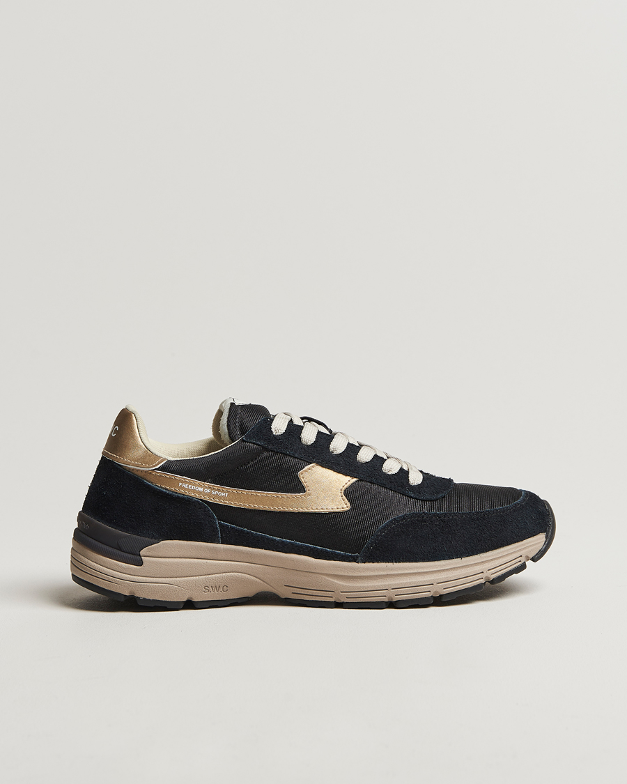 Homme | Baskets | Stepney Workers Club | Osier S-Strike Runner Sneaker Black Gold