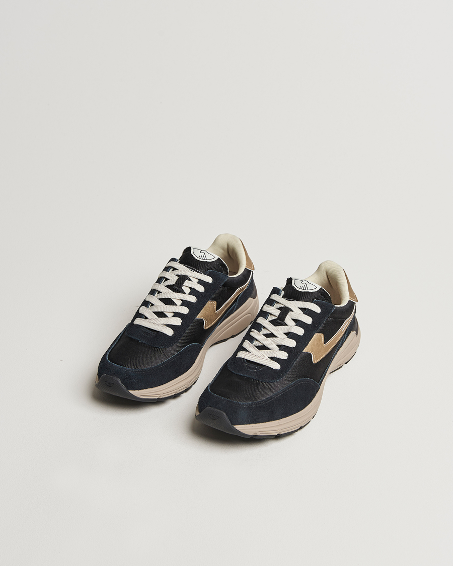Homme | Baskets | Stepney Workers Club | Osier S-Strike Runner Sneaker Black Gold