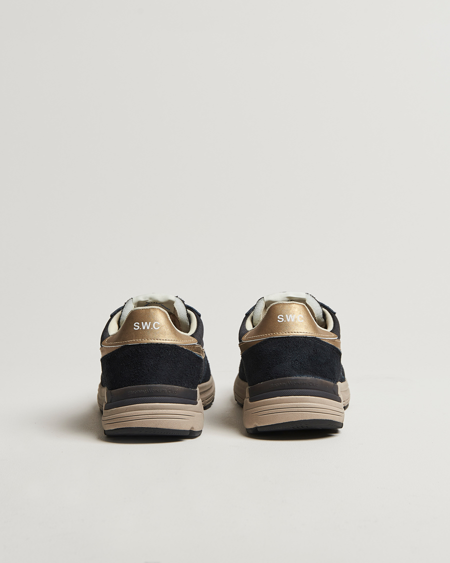 Homme | Baskets | Stepney Workers Club | Osier S-Strike Runner Sneaker Black Gold