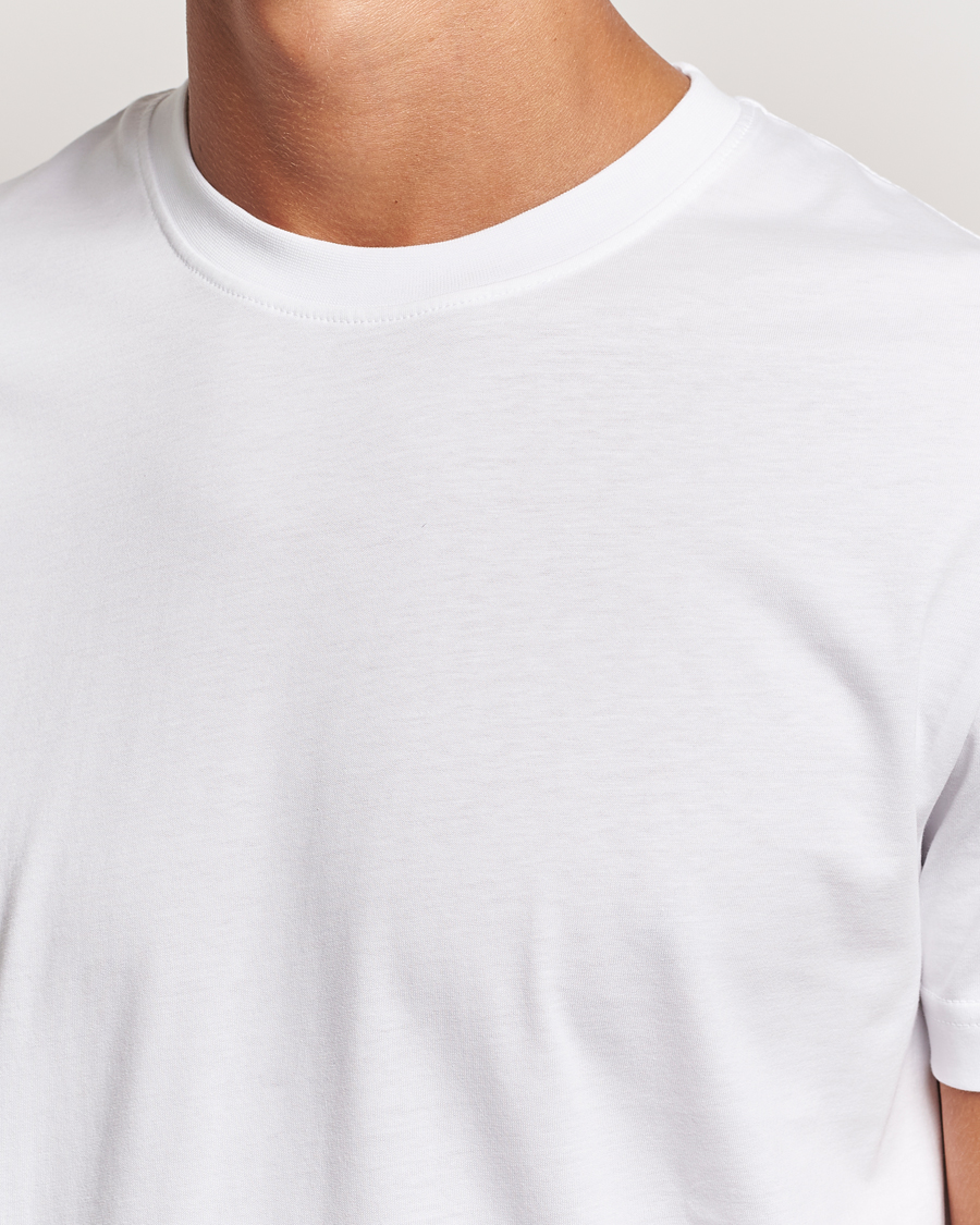 Homme | T-shirts | Tiger of Sweden | Dillan Crew Neck T-Shirt Pure White
