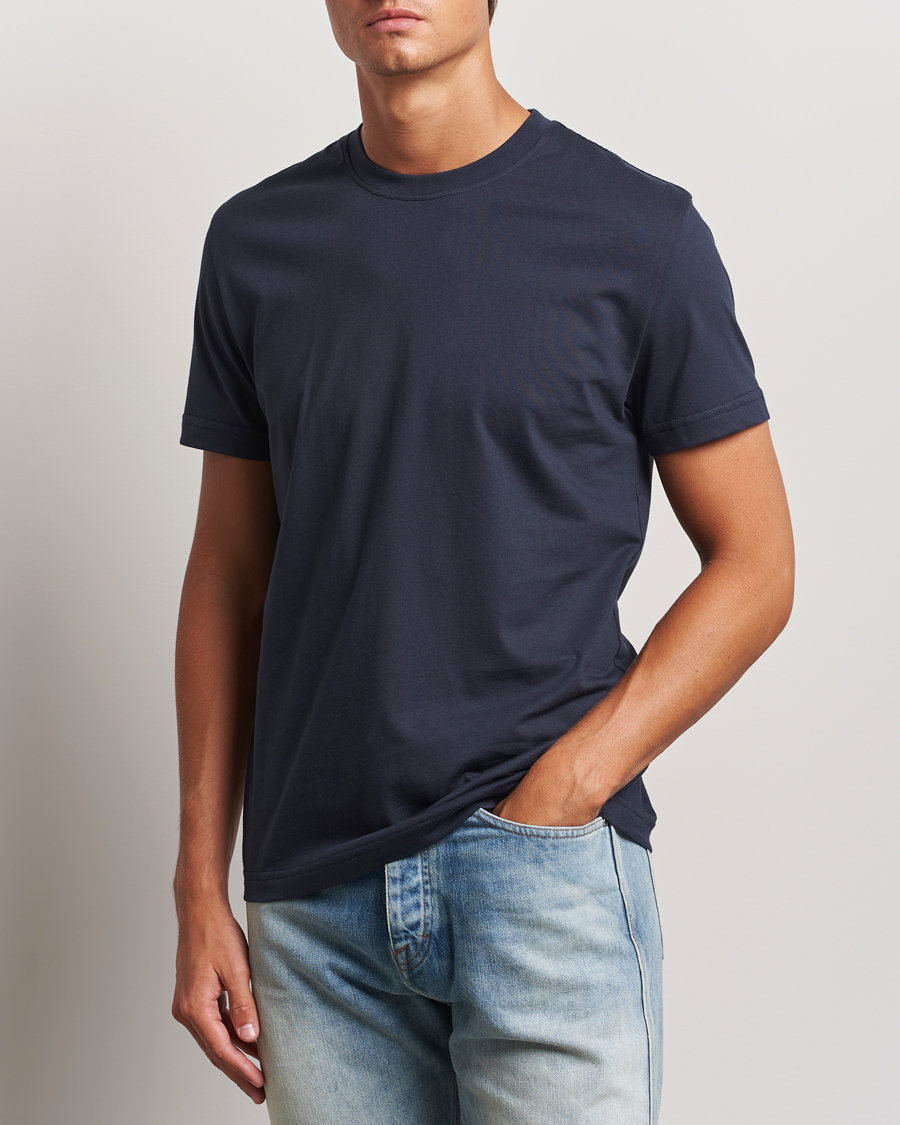 Homme | T-shirts | Tiger of Sweden | Dillan Crew Neck T-Shirt Light Ink