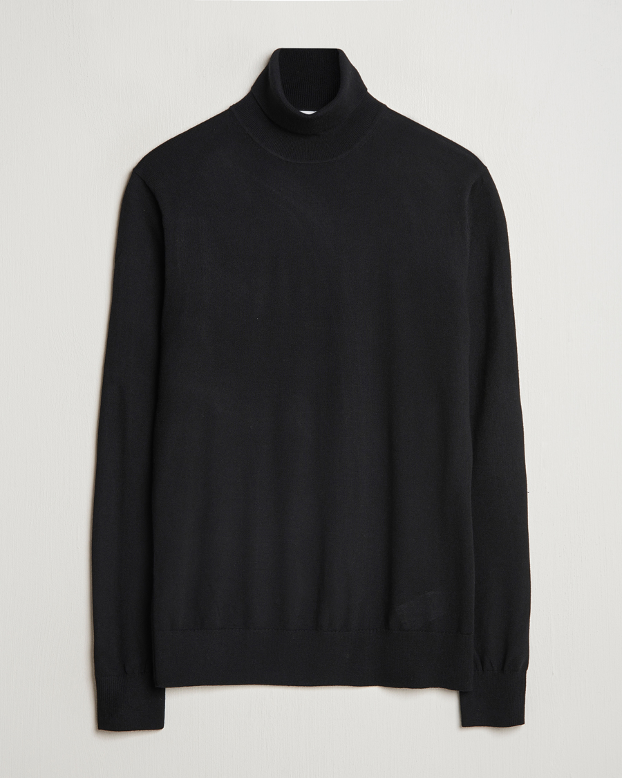 Homme | Pulls Et Tricots | Tiger of Sweden | Nevile Extra Fine Merino Polo Black