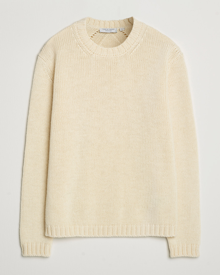 Heren | Truien | Tiger of Sweden | Gregory Swedish Wool Sweater Seashell
