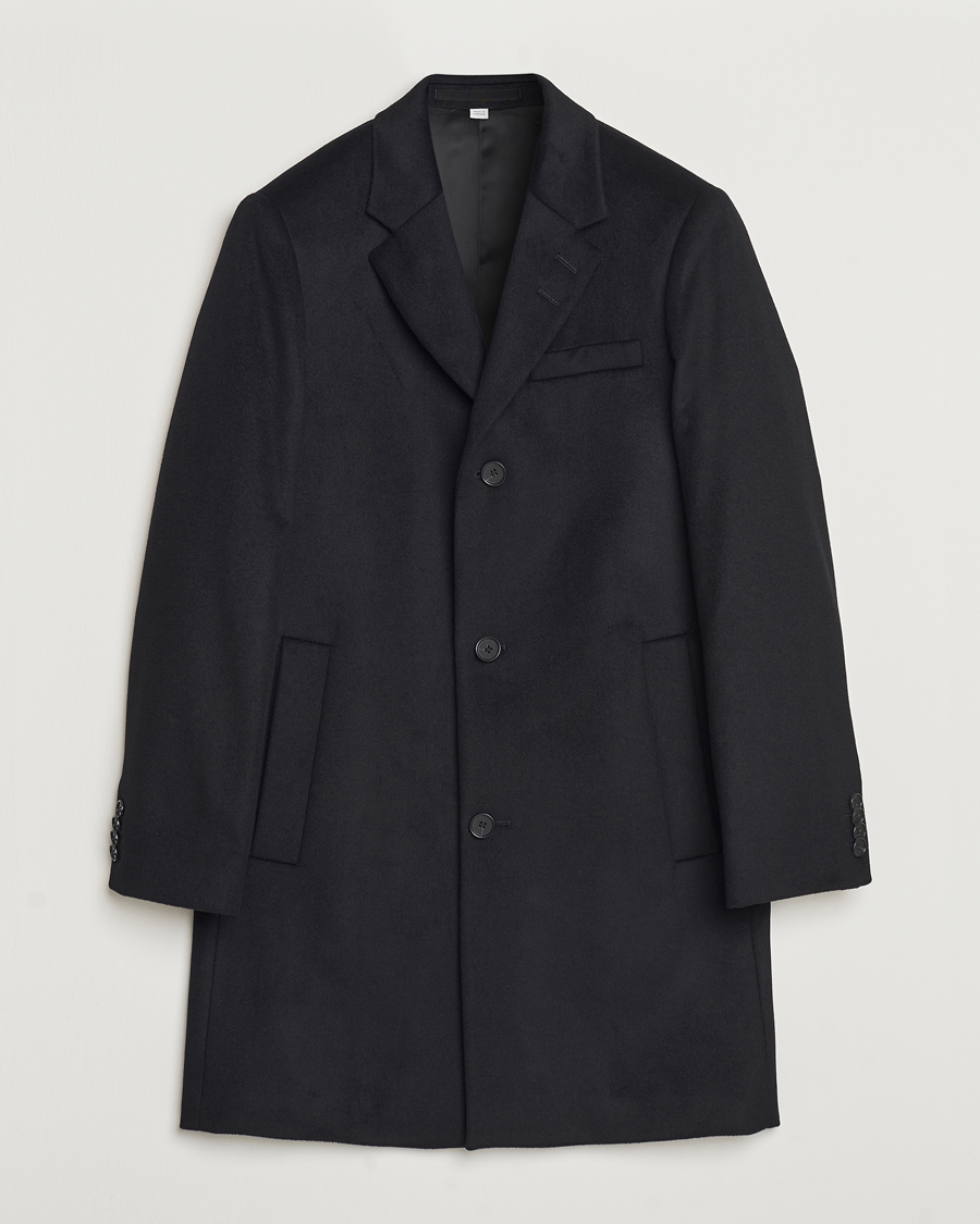 Heren | Jassen | Tiger of Sweden | Finnan Wool/Cashmere Coat Black