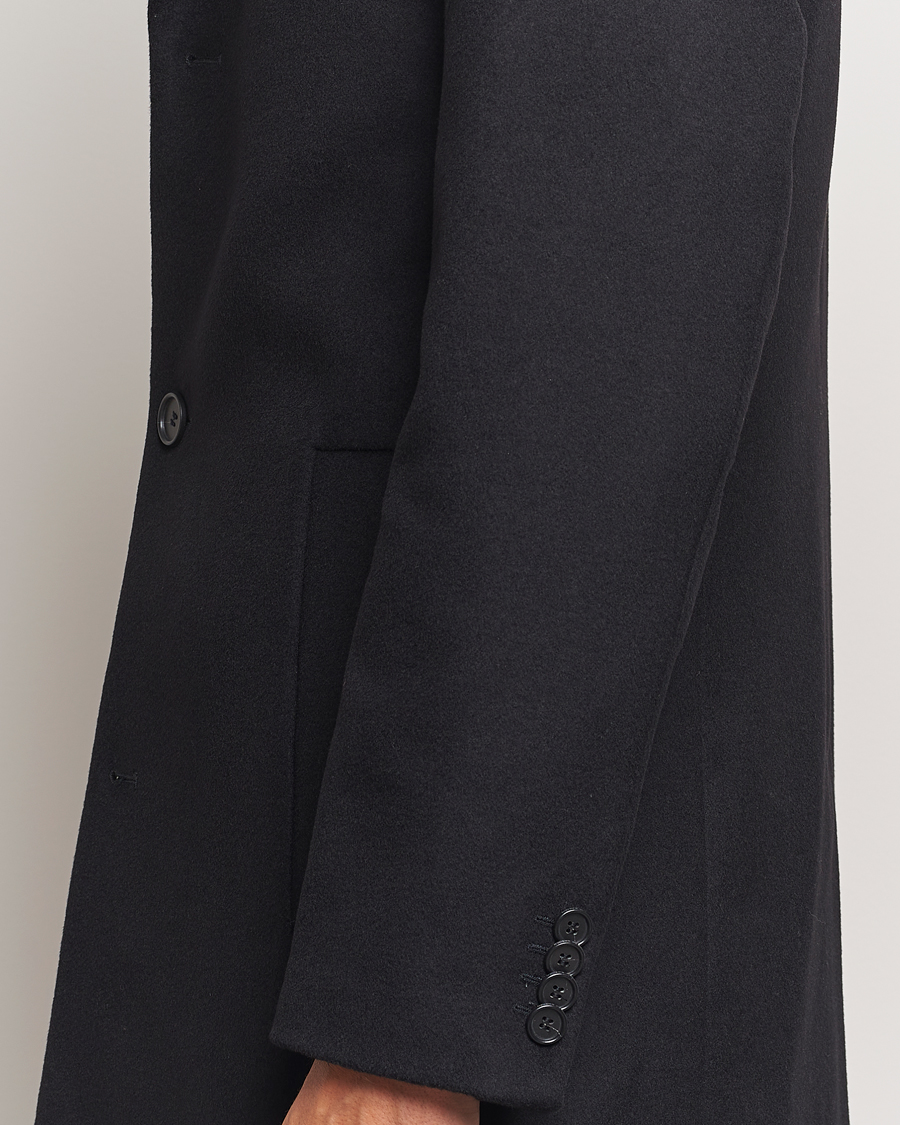 Heren | Jassen | Tiger of Sweden | Finnan Wool/Cashmere Coat Black