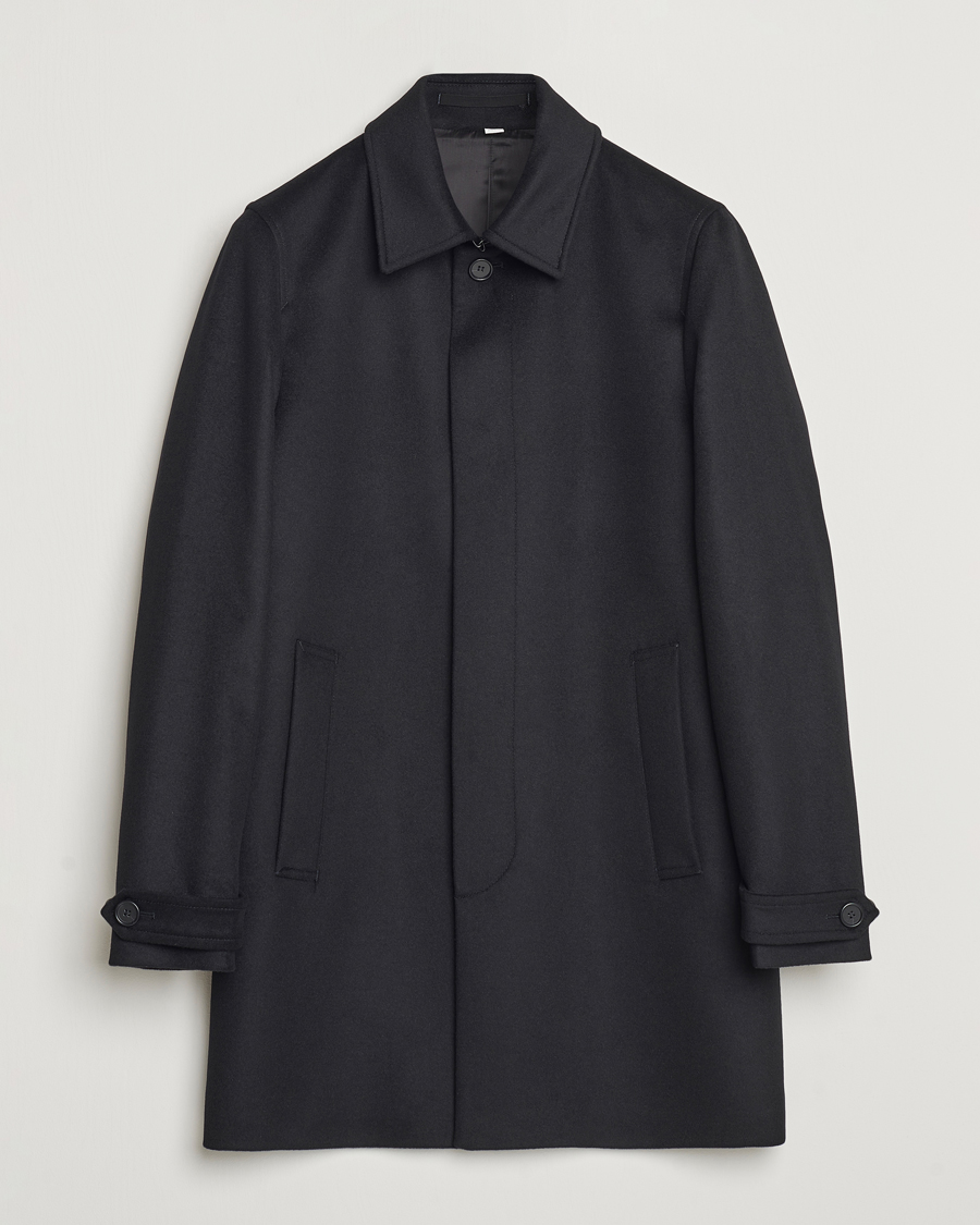 Heren | Jassen | Tiger of Sweden | Cane Wool/Cashmere Coat Black