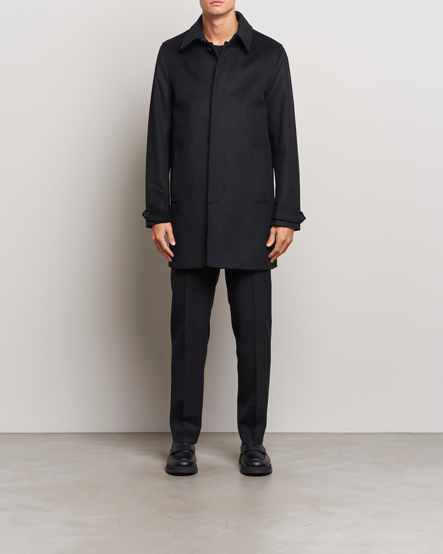 Heren | Jassen | Tiger of Sweden | Cane Wool/Cashmere Coat Black