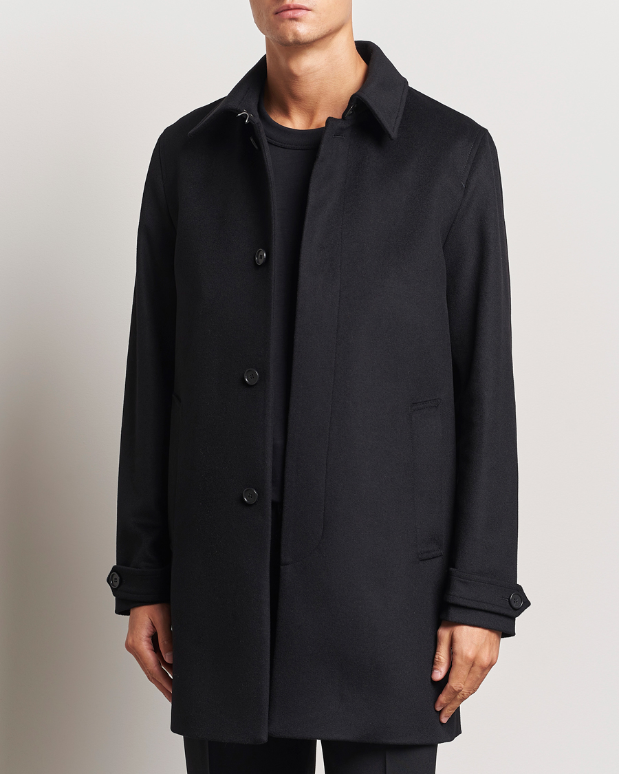 Heren | Jassen | Tiger of Sweden | Cane Wool/Cashmere Coat Black