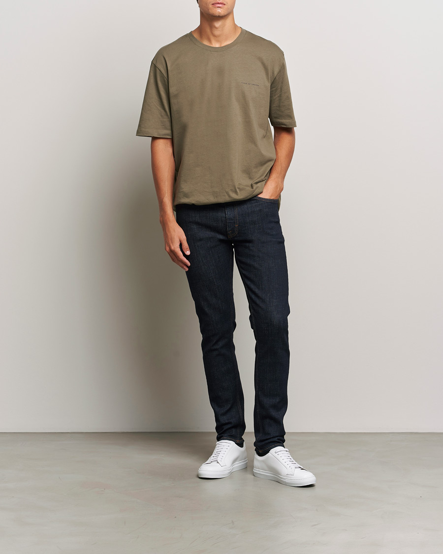 Homme | Jeans | Tiger of Sweden | Evolve Stretch Cotton Jeans Royal Blue
