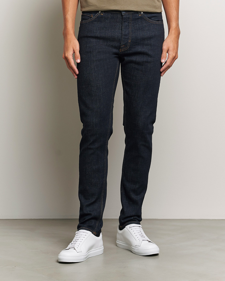 Homme | Jeans | Tiger of Sweden | Evolve Stretch Cotton Jeans Royal Blue