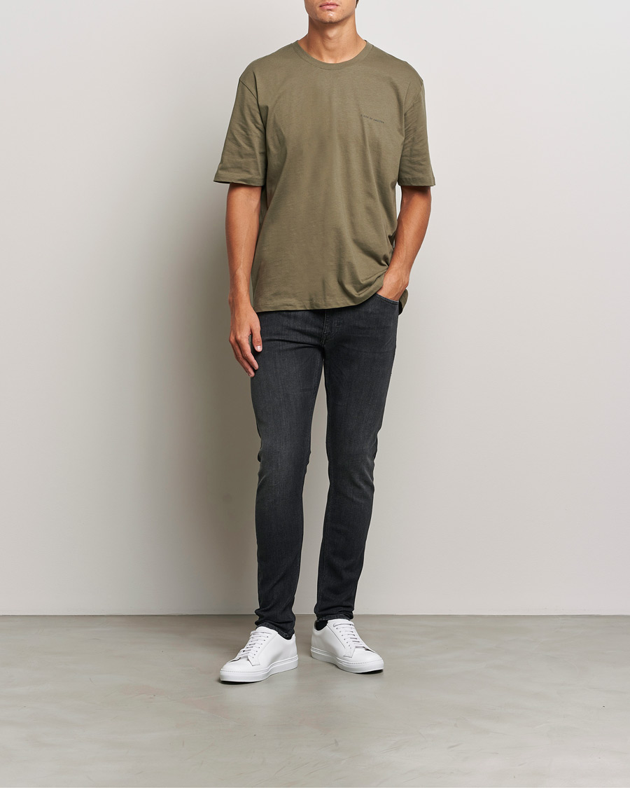 Homme | Jeans | Tiger of Sweden | Evolve Stretch Cotton Jeans Washed Black