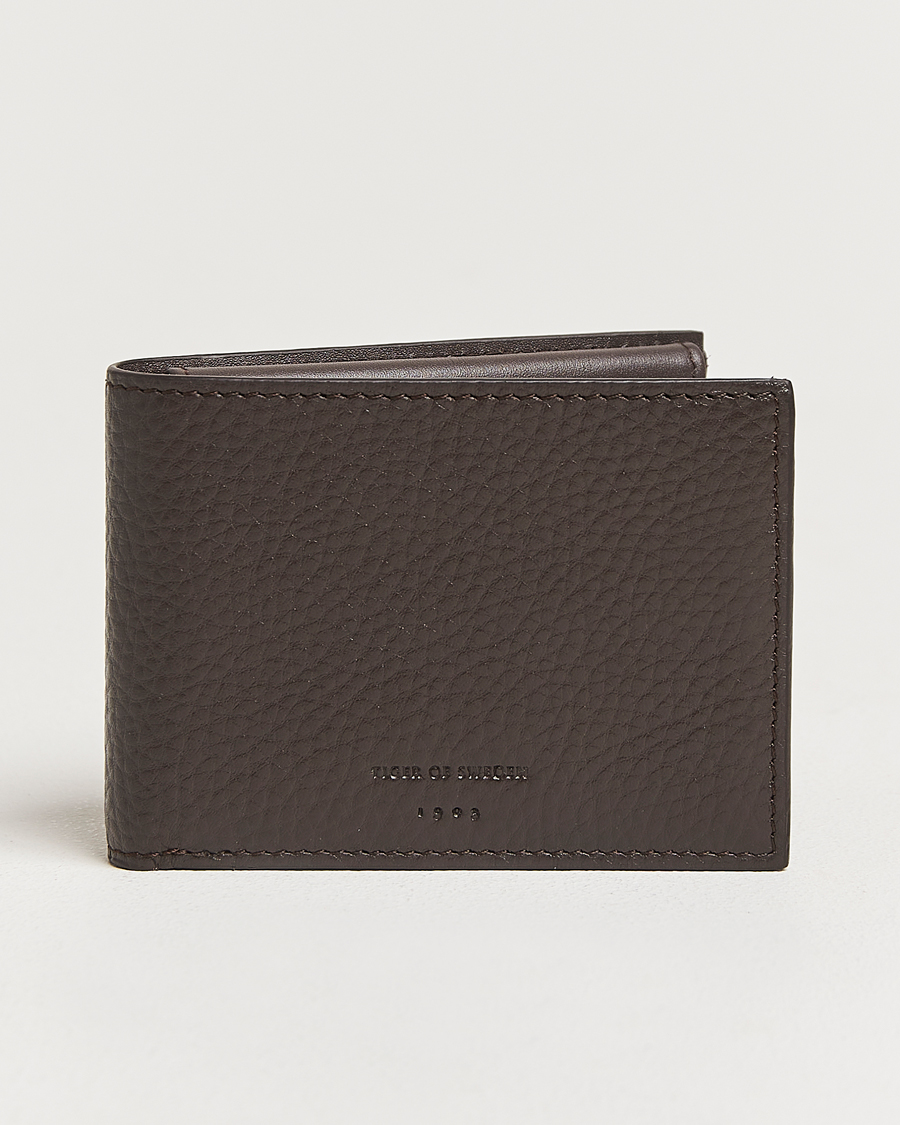 Heren | Tiger of Sweden Wivalius Leather Wallet Dark Brown | Tiger of Sweden | Wivalius Leather Wallet Dark Brown