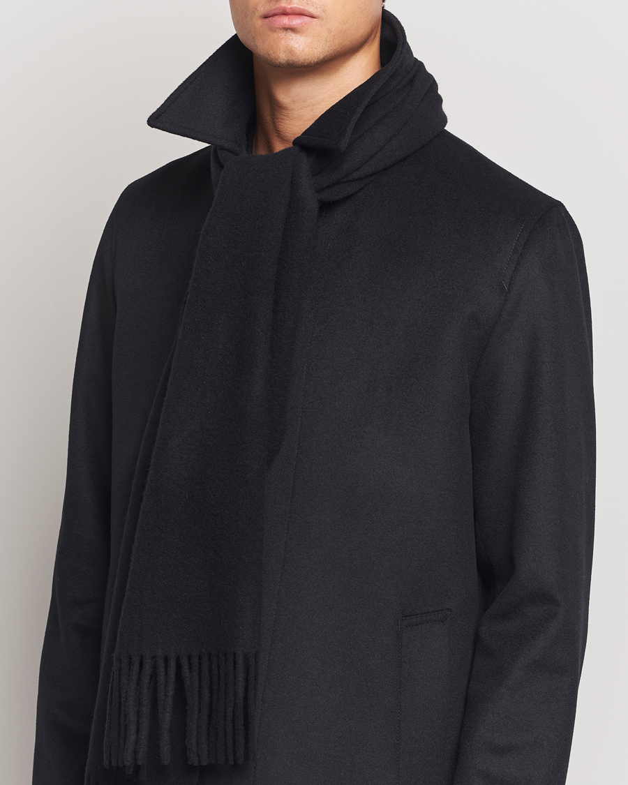 Heren | Tiger of Sweden Sylan Wool Scarf Black | Tiger of Sweden | Sylan Wool Scarf Black