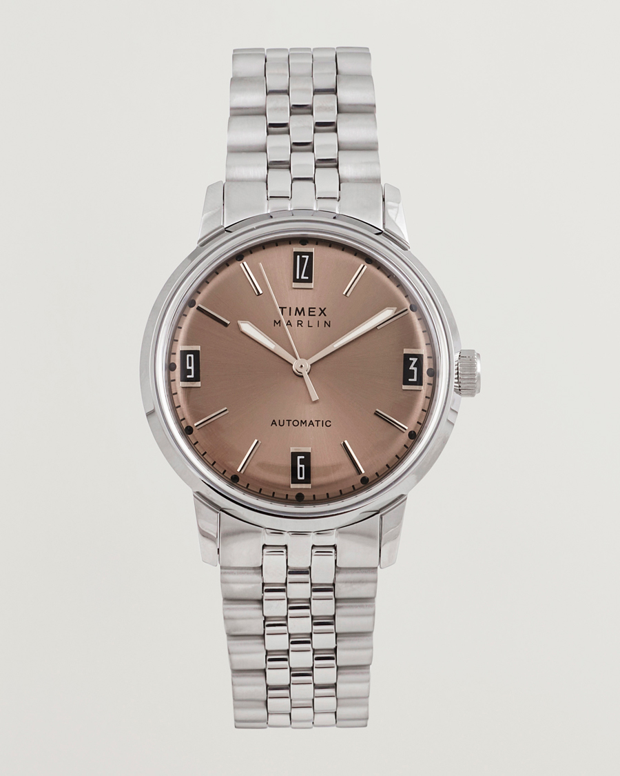 Heren | Timex Marlin Automatic Steel 40mm Silver | Timex | Marlin Automatic Steel 40mm Silver