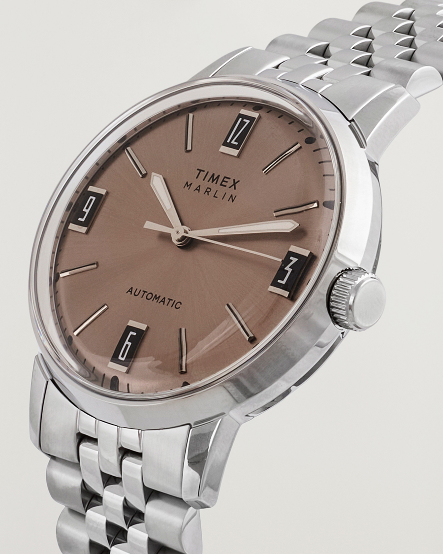 Heren | Timex Marlin Automatic Steel 40mm Silver | Timex | Marlin Automatic Steel 40mm Silver