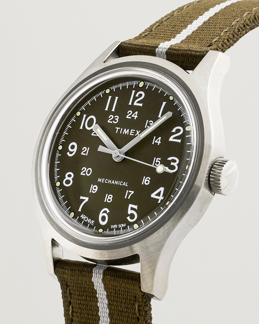 Heren | Timex MK1 Mechanical 36mm Green Dial | Timex | MK1 Mechanical 36mm Green Dial