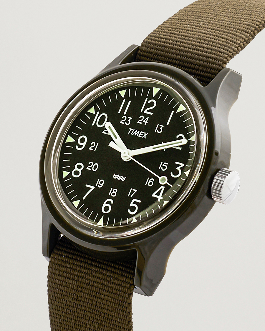 Homme | Timex MK1 Resin 36mm Green Dial | Timex | MK1 Resin 36mm Green Dial