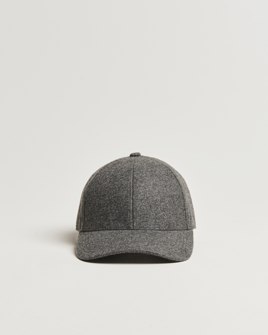 Heren | Hoeden en petten | Varsity Headwear | Cashmere Baseball Cap Flint Grey