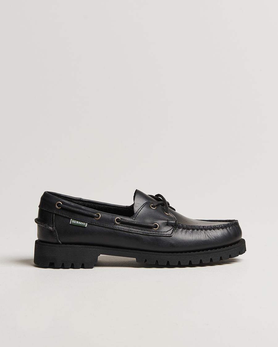 Homme | Loafers | Sebago | Ranger Waxy Leather Loafer Total Black