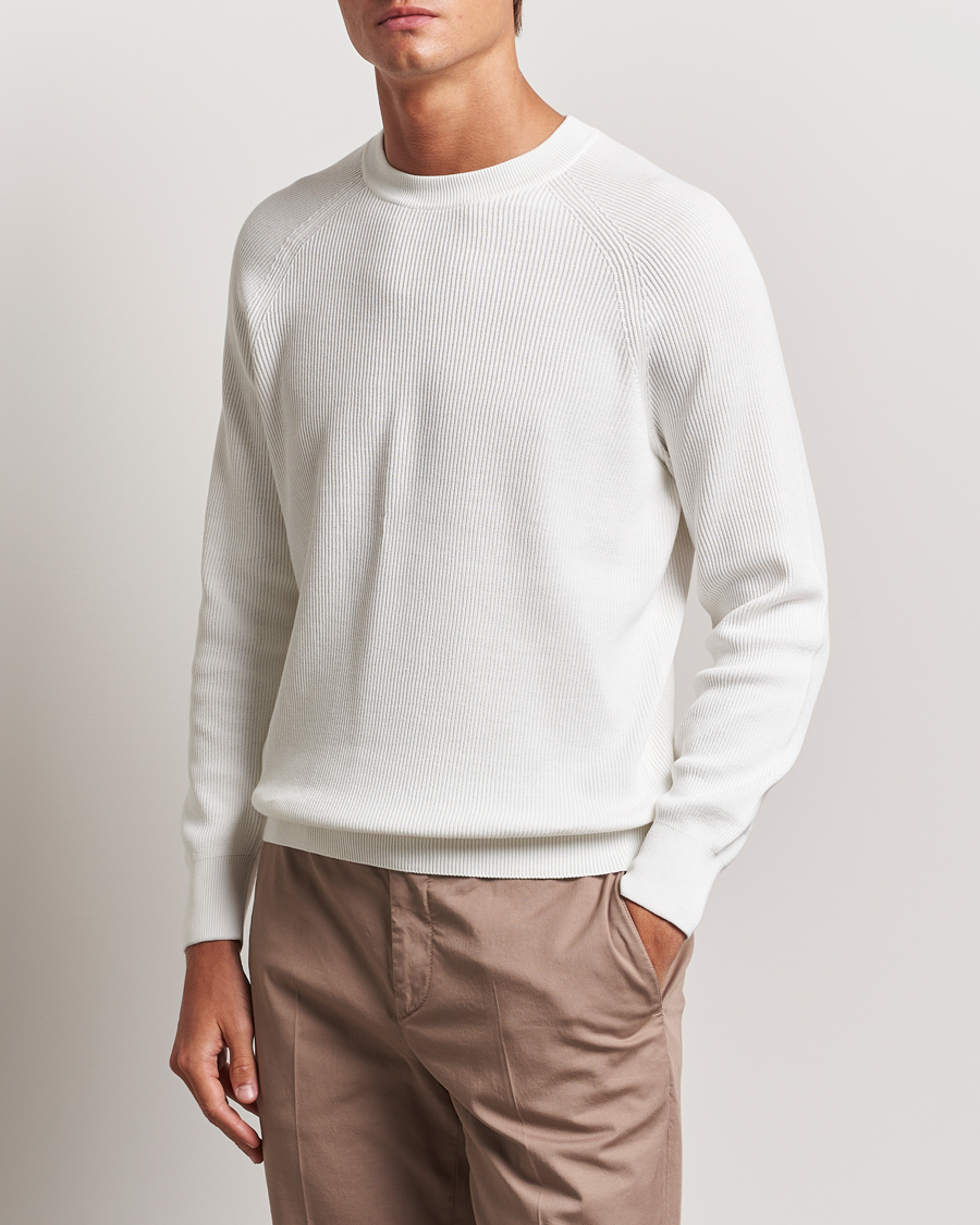 Heren | Truien | Brunello Cucinelli | Cotton Rib Crew Neck Panama