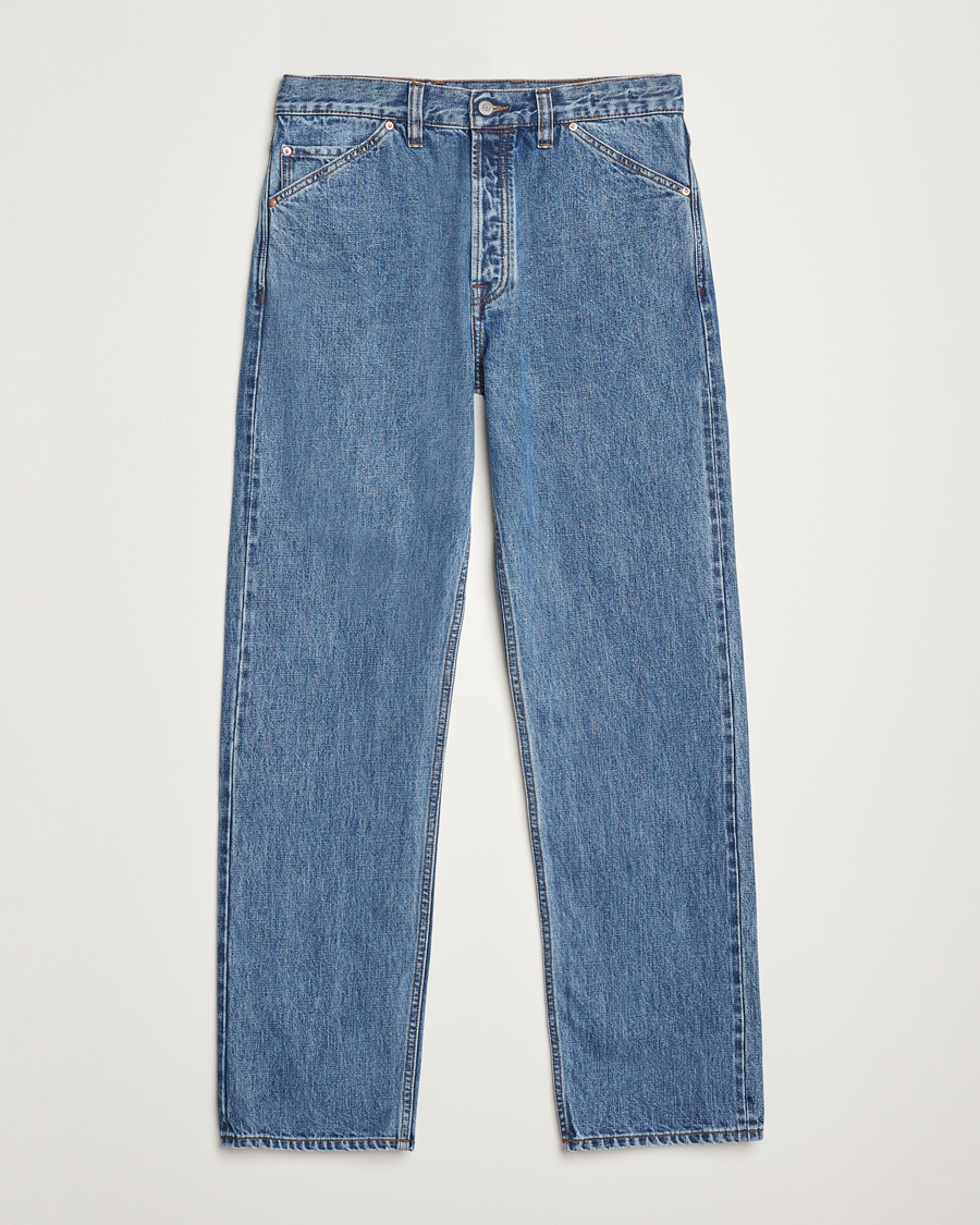 Homme | Jeans | Drake's | 5-Pocket Japanese Selvedge Jeans Bleach