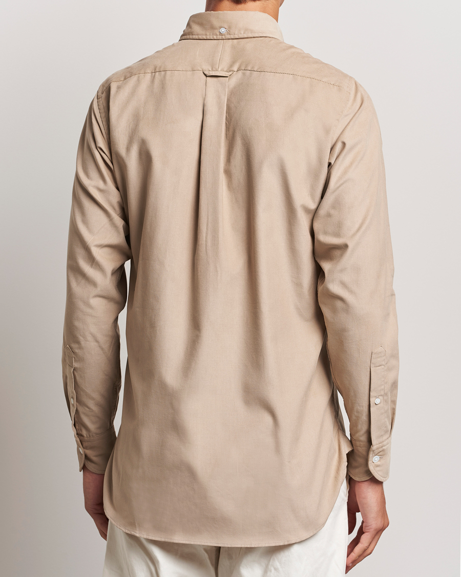 Homme | Chemises | Drake's | Button Down Corduroy Shirt Ecru