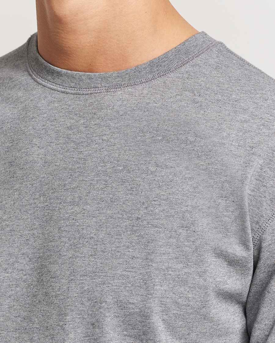 Heren | T-shirts | Drake's | Short Sleeve Hiking T-Shirt Grey