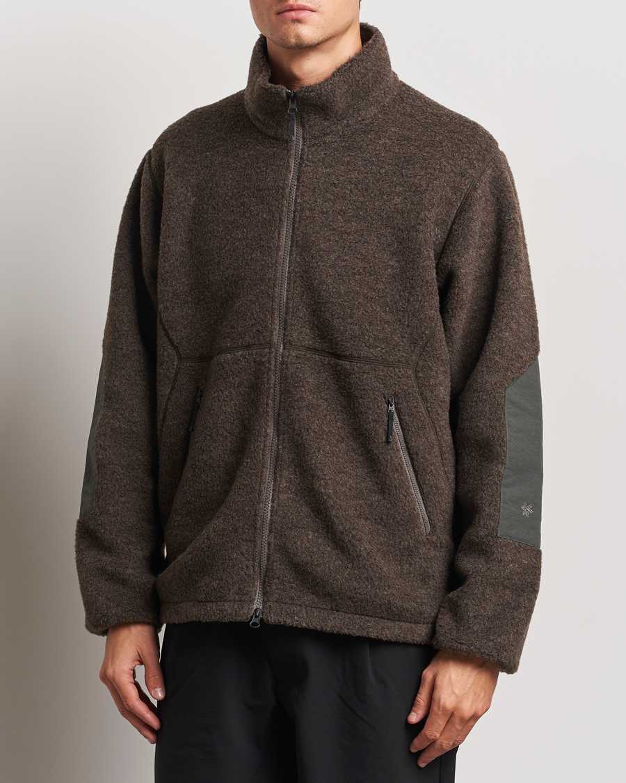 Homme | Manteaux Et Vestes | Goldwin | Wool Boa Fleece Jacket Brown